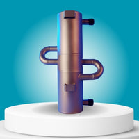 De Vita Blue 32 watervitalisator, gemaakt van hoogwaardig RVS, geplaatst in een moderne keuken, klaar om water te zuiveren en vitaliseren.
