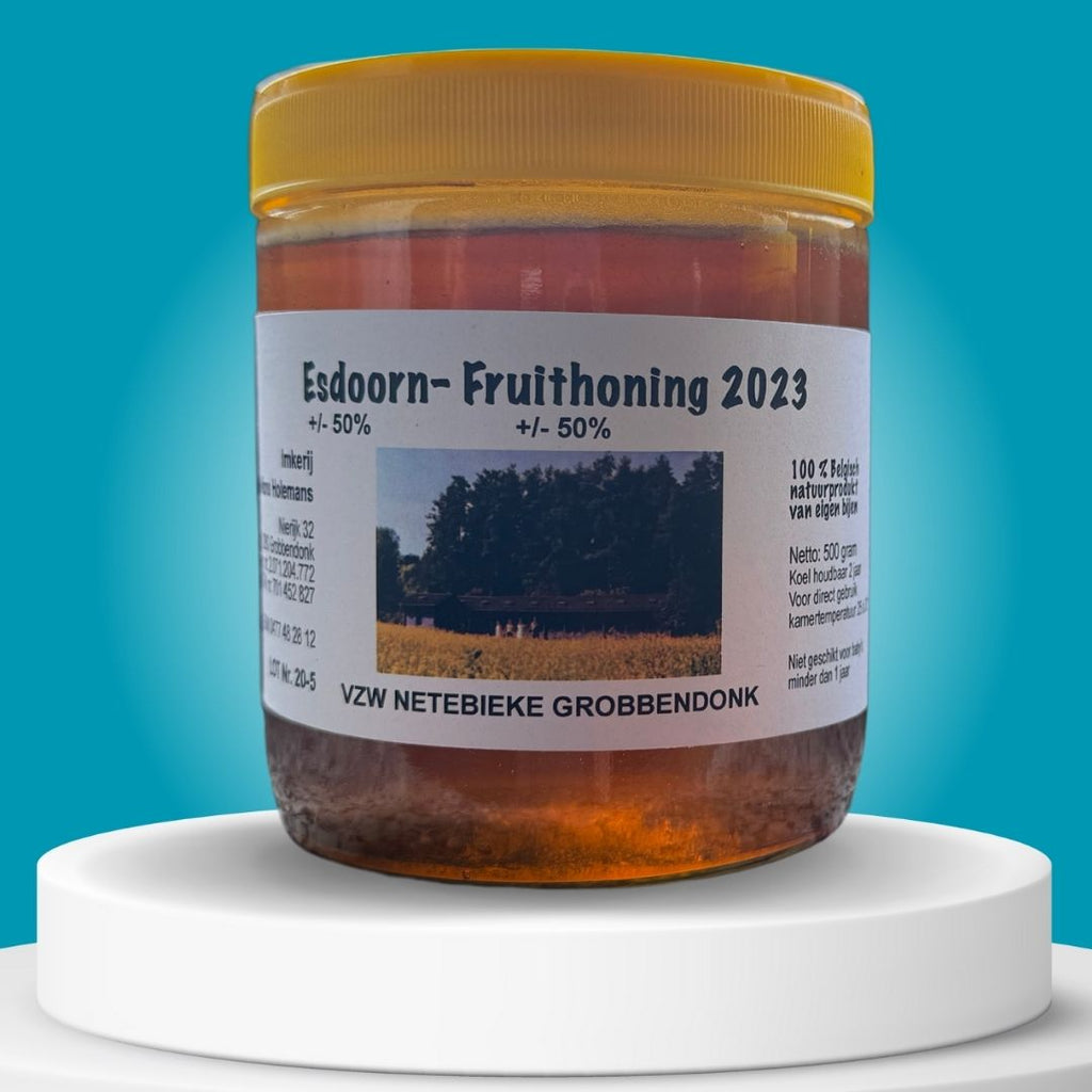 Honey - Honing  • Bij vriendelijke esdoorn-fruithoning - 500 gram