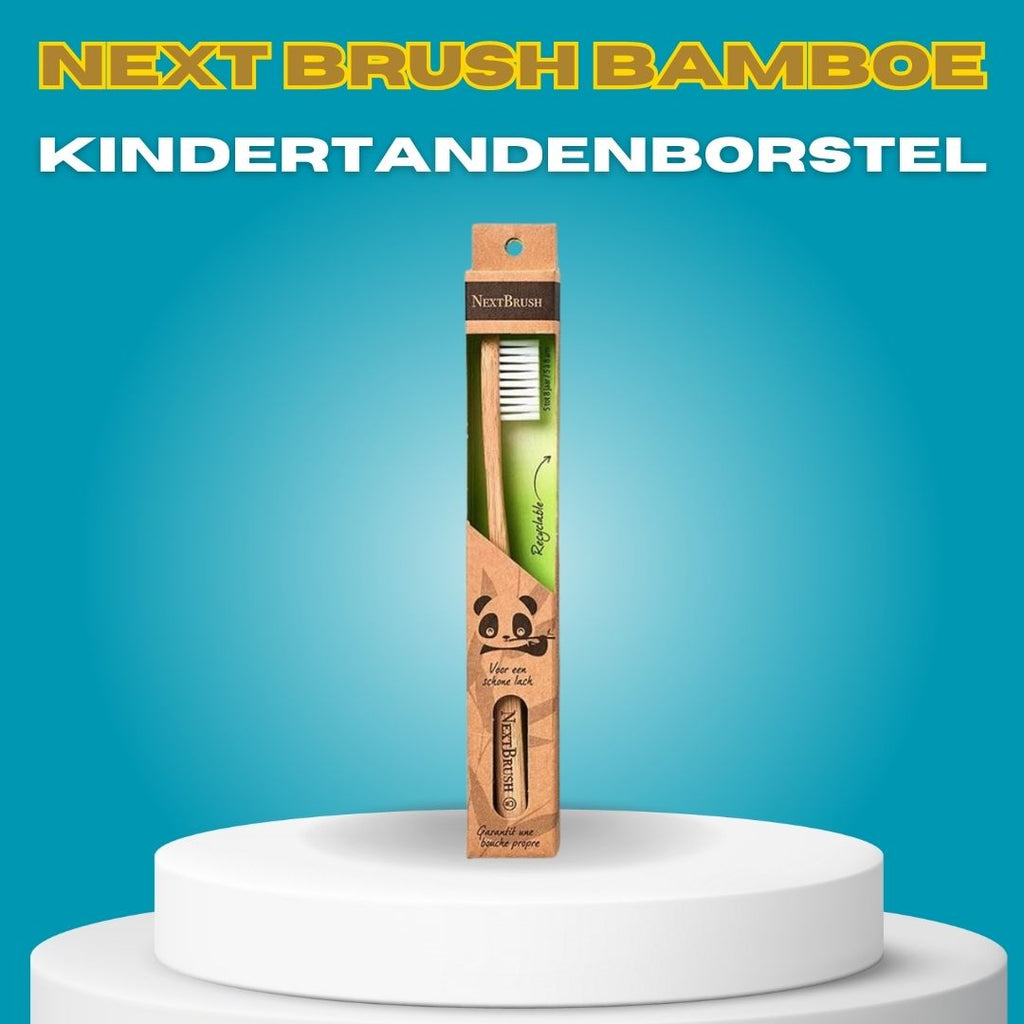 Next Brush • Bamboe kinder tandenborstel