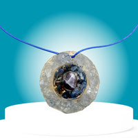 Handgemaakte Ketting met Celestien, Sodaliet en Amethist - Spirituele Natuurstenen