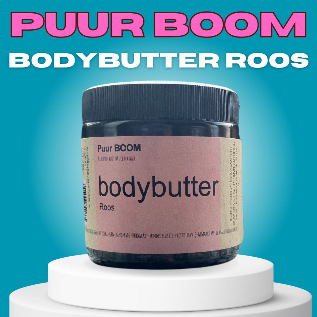 Puur Boom • Natuurlijke bodybutter roos - 100 gram