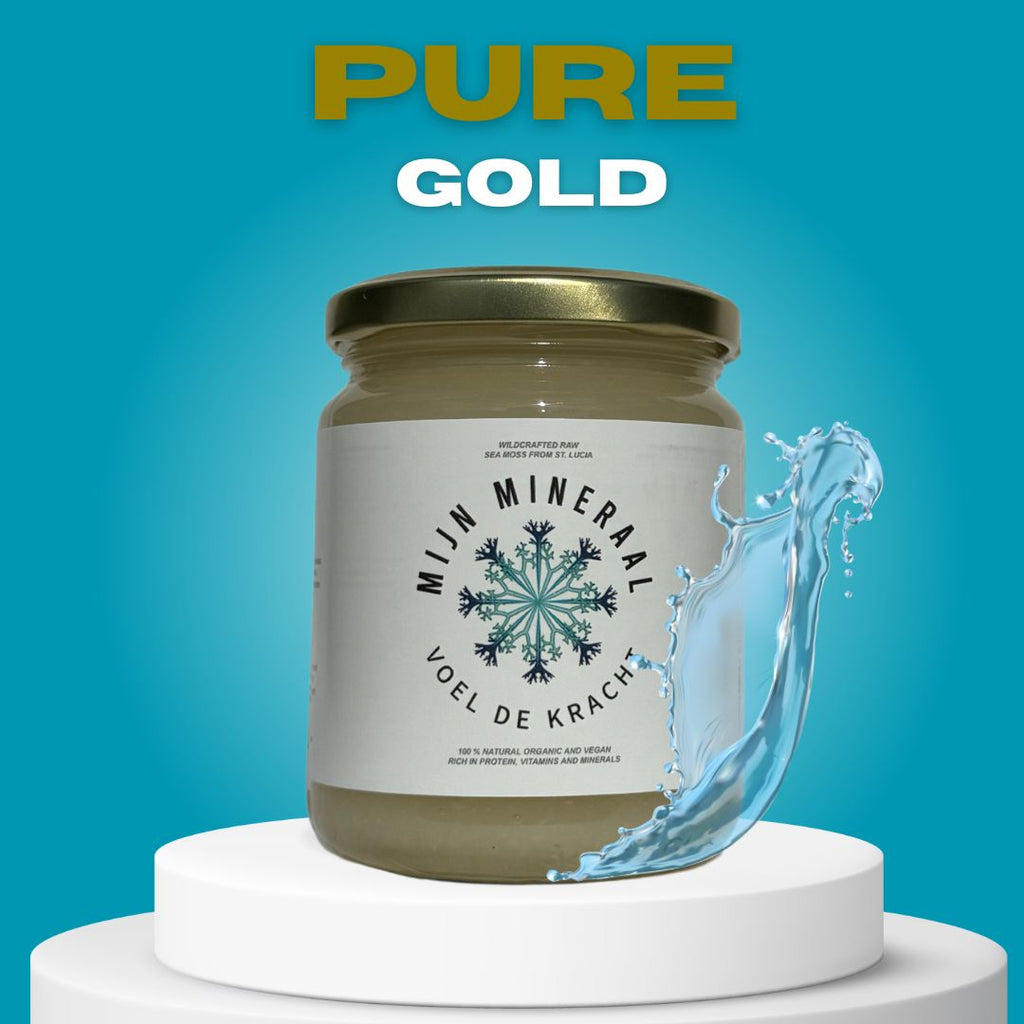 Seamoss gel white gold St. Lucia • Pure witgouden zeemos wit goud - 270 ML