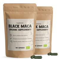 Black Maca Capsules Bio Ondersteunin• 100% Natuurlijk & Biologisch – 100 Stuks