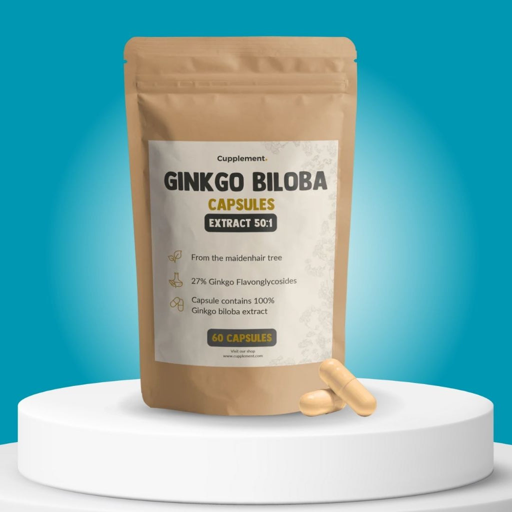 Ginkgo Biloba Capsules 50:1 – Ondersteunt geheugen en concentratie met natuurlijke ingrediënten.



