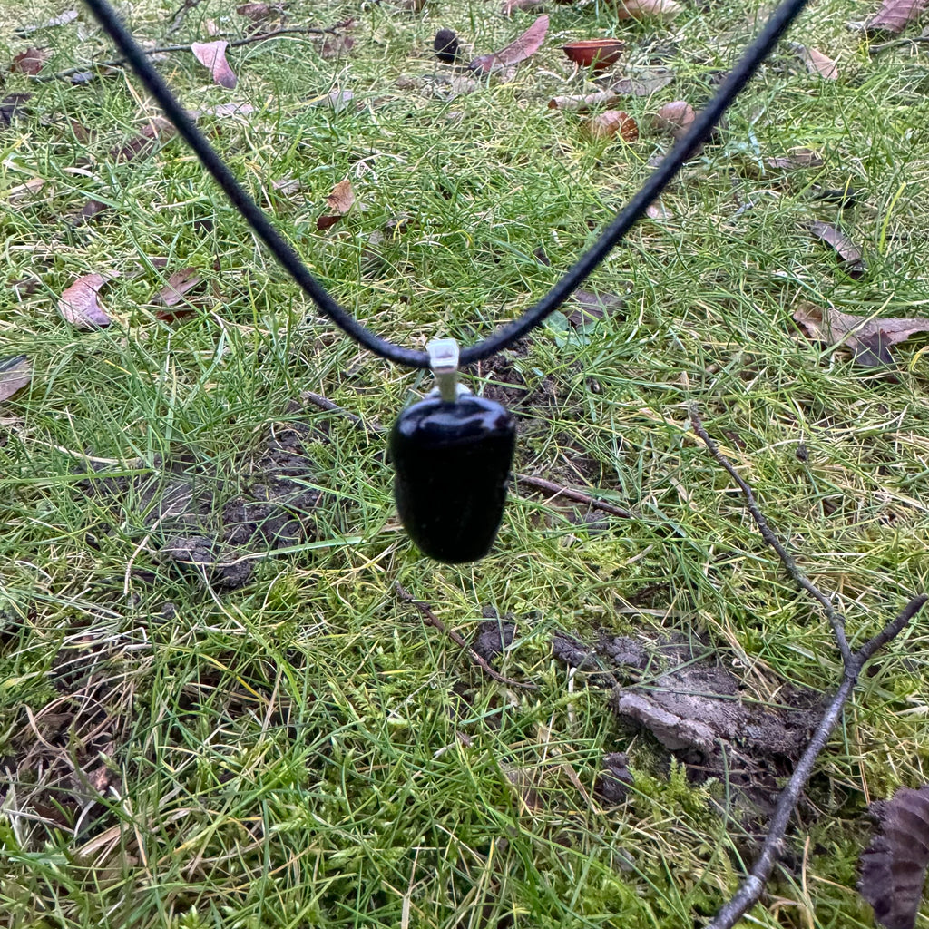 Handgemaakte Ketting met Obsidiaan - Sterke en Mystieke Natuursteen