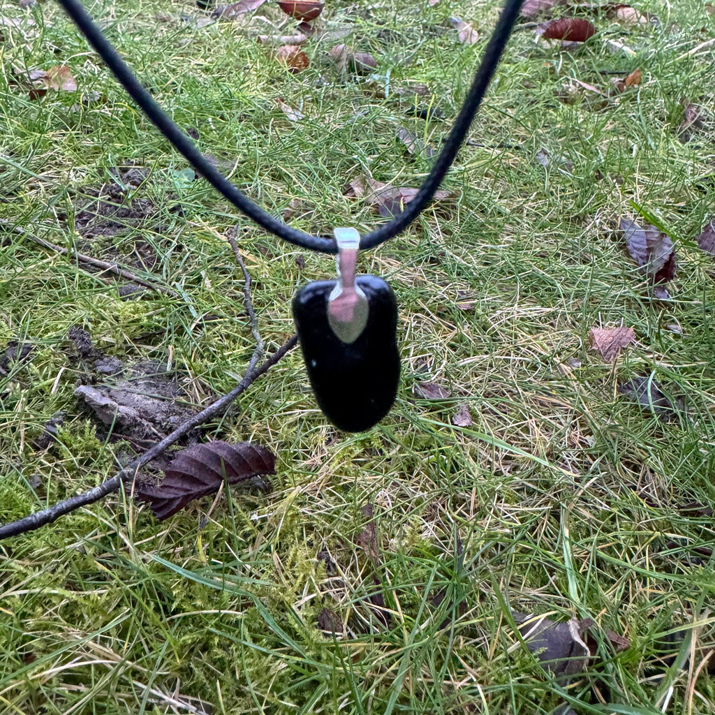 Handgemaakte Ketting met Obsidiaan - Sterke en Mystieke Natuursteen