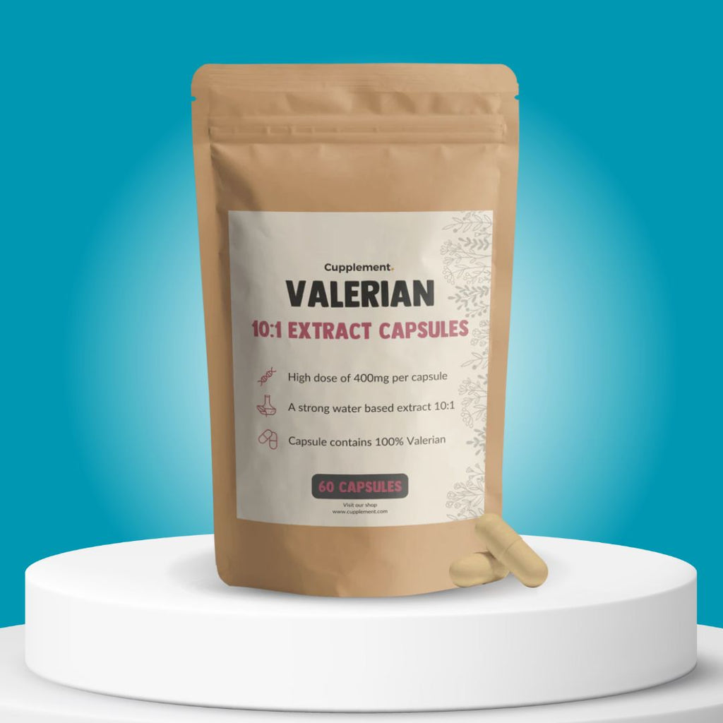 Valeriaan Extract Capsules in een handige dosering van 60 stuks, biedt een gemakkelijke en natuurlijke manier om rust te bevorderen en ontspanning te ondersteunen. 10:1 extract zonder kunstmatige toevoegingen.

