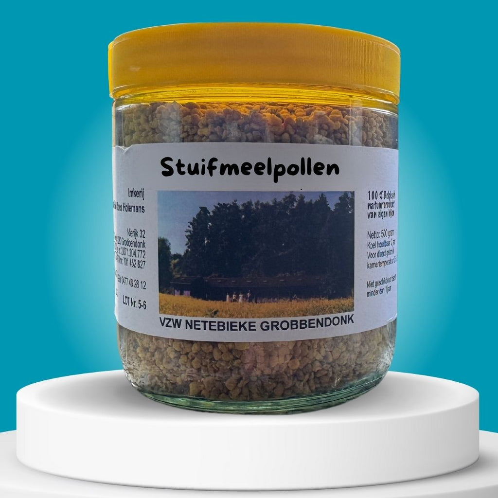 Ontdek de kracht van zorgvuldig geoogste stuifmeelpollen, boordevol essentiële voedingsstoffen die bijdragen aan een energiek en gebalanceerd leven. Deze natuurlijke boost is ideaal voor het verbeteren van je vitaliteit en gezondheid. Stuifmeelpollen | Essentiële voedingsstoffen | Natuurlijke energie | Gezondheid en vitaliteit | Dagelijkse voeding

